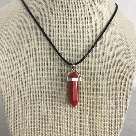 Red Jasper Crystal Necklace Online 